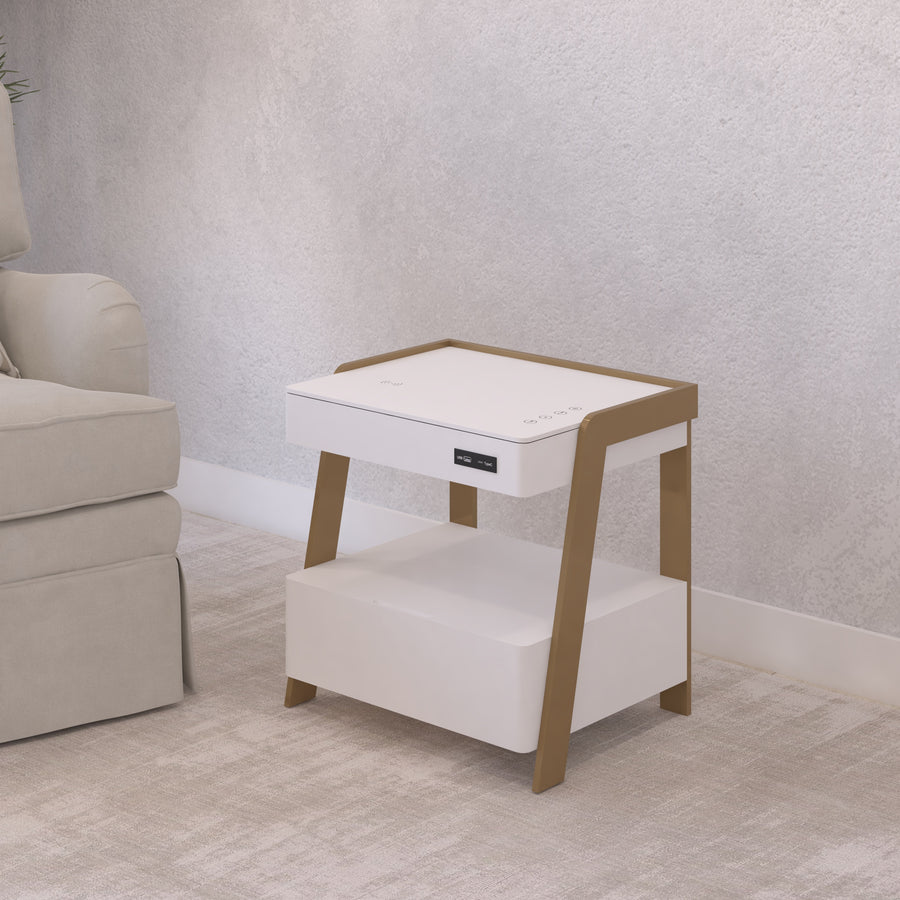 Table intelligente de balise de chevet 