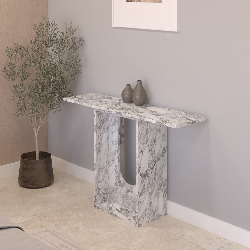 Table console Arabescato 