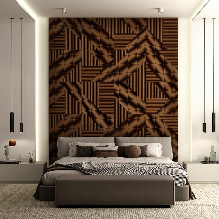 Boîte d'échantillons de panneaux muraux minimalistes modernes (3 pièces)