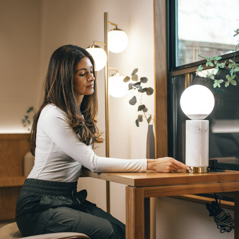 Marble Glow Table Lamp