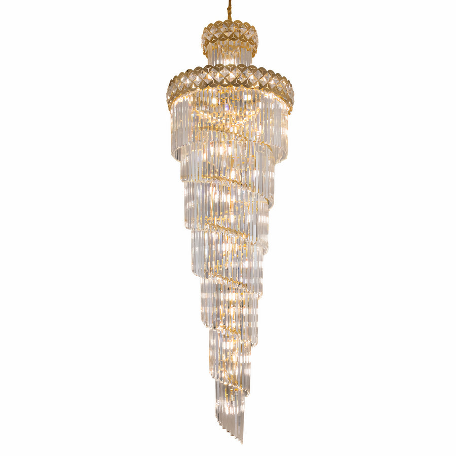 Lustre luxueux en cristal 