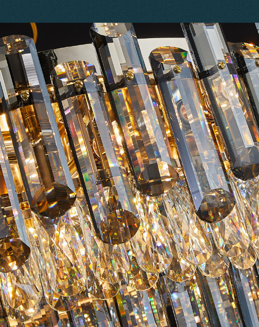 Golden Halo Chandelier