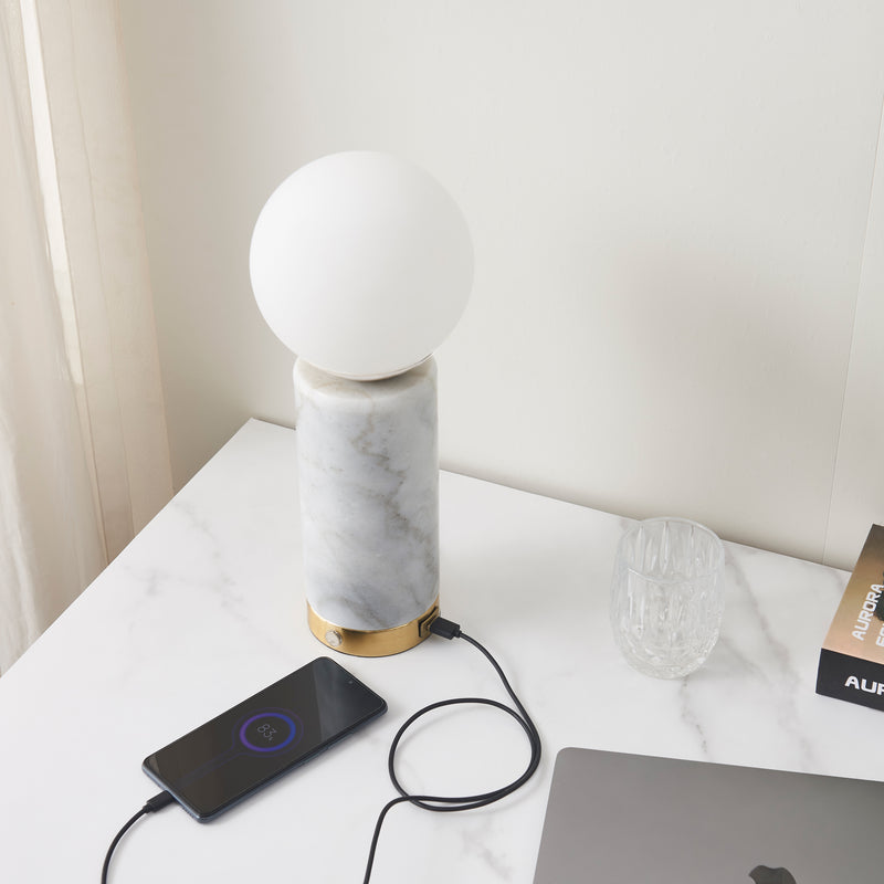 Marble Glow Table Lamp