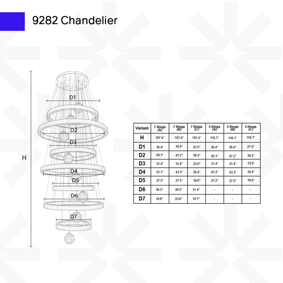 Luma Lyra Chandelier