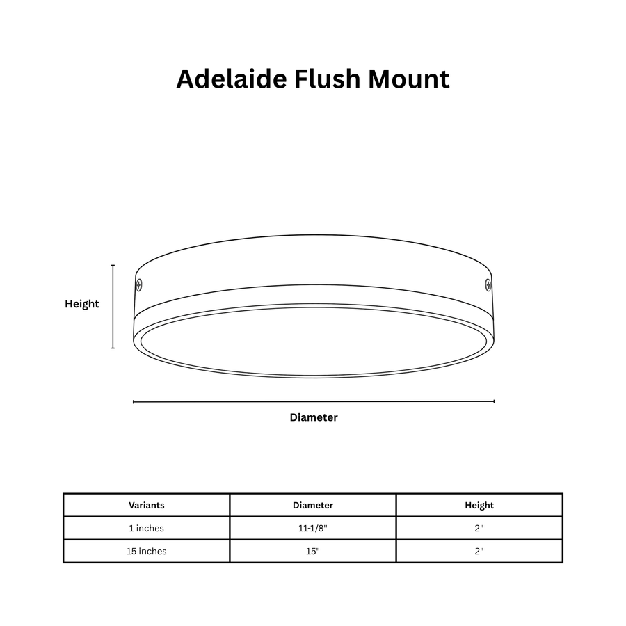 Adelaide Flush Mount