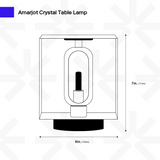 Amarjot Crystal Table Lamp