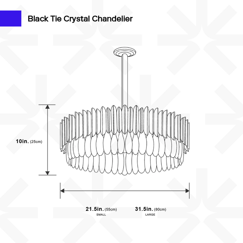 Luxurious Tie Chandelier