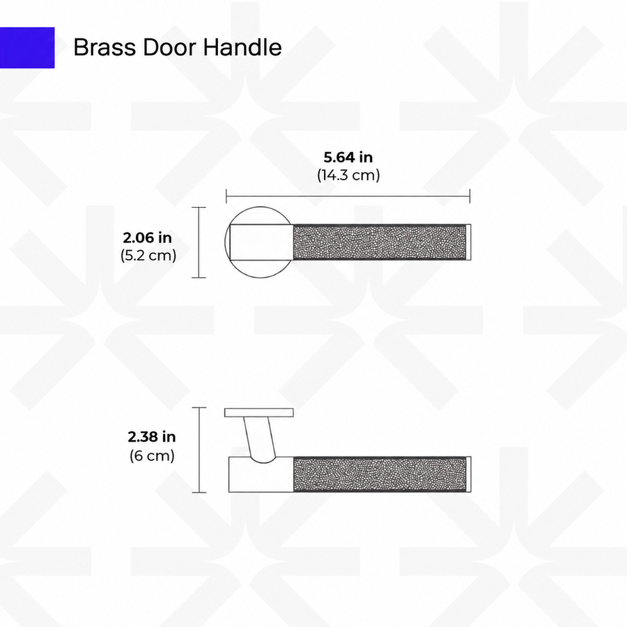Brass Door Handle