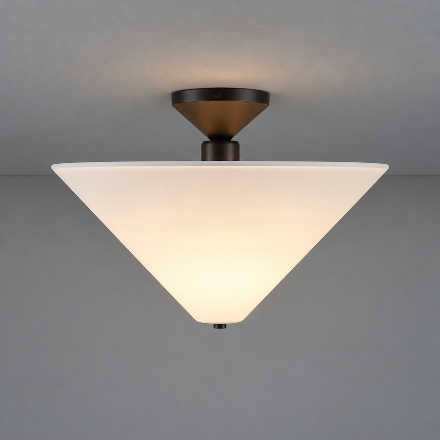 Bridgette 16-in Semi-Flush Mount