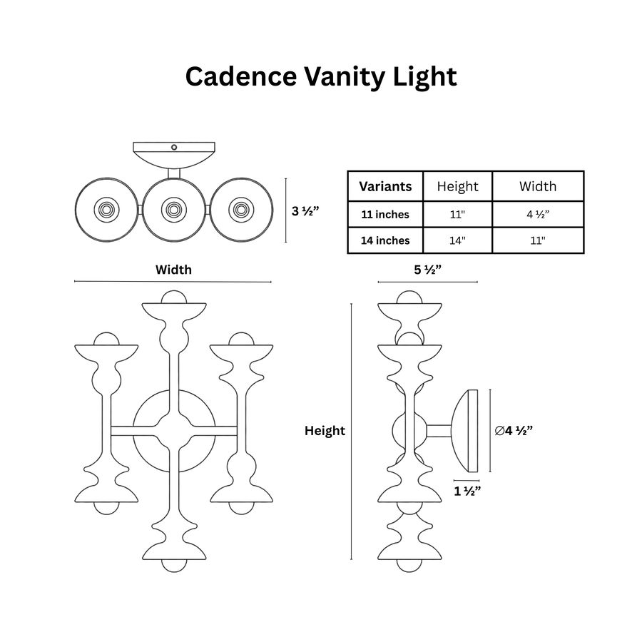 Cadence Vanity Light