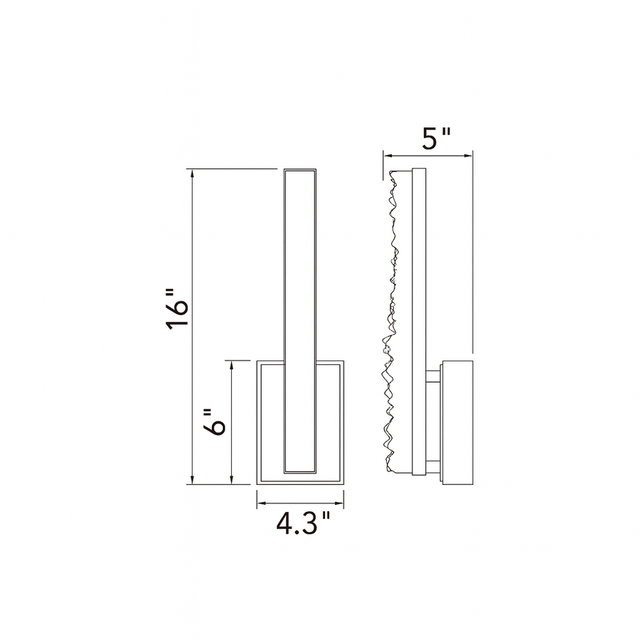 Stagger Wall Light