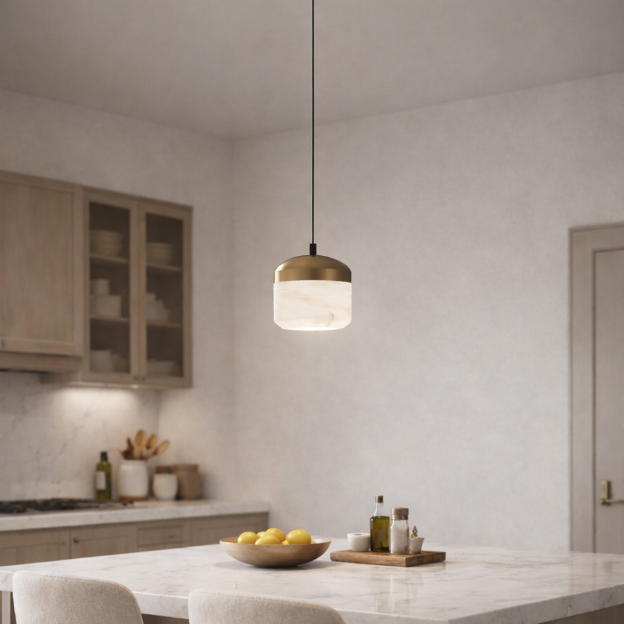 Lumora Alabaster Pendant