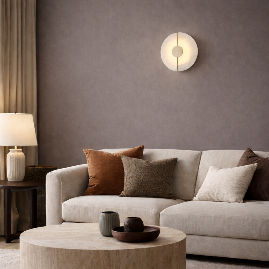 Helios Alabaster Lamp