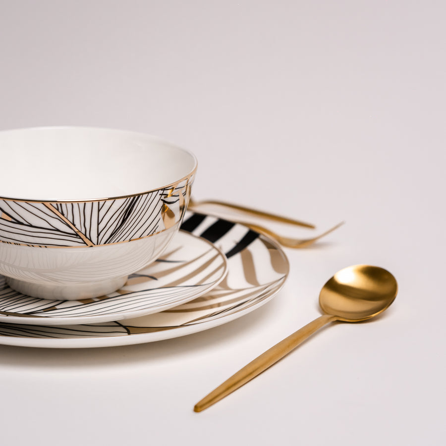 Alpha Golden Plates Set