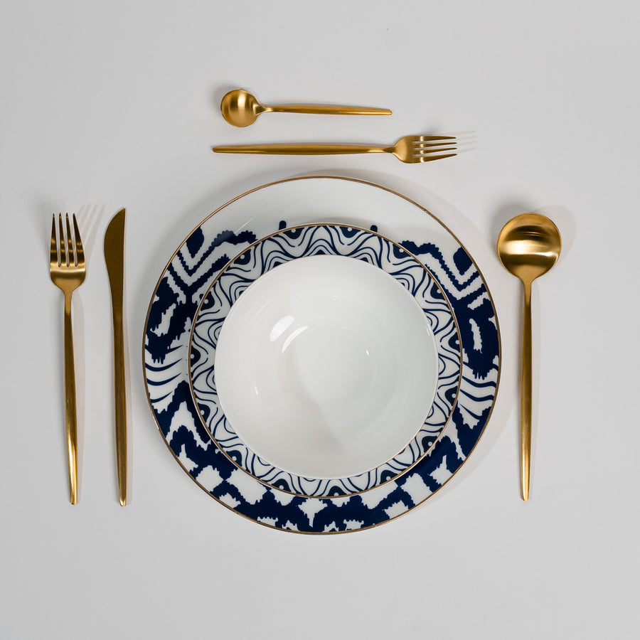 Ensemble d'assiettes conçues par Parker Blue d'Ozarke 