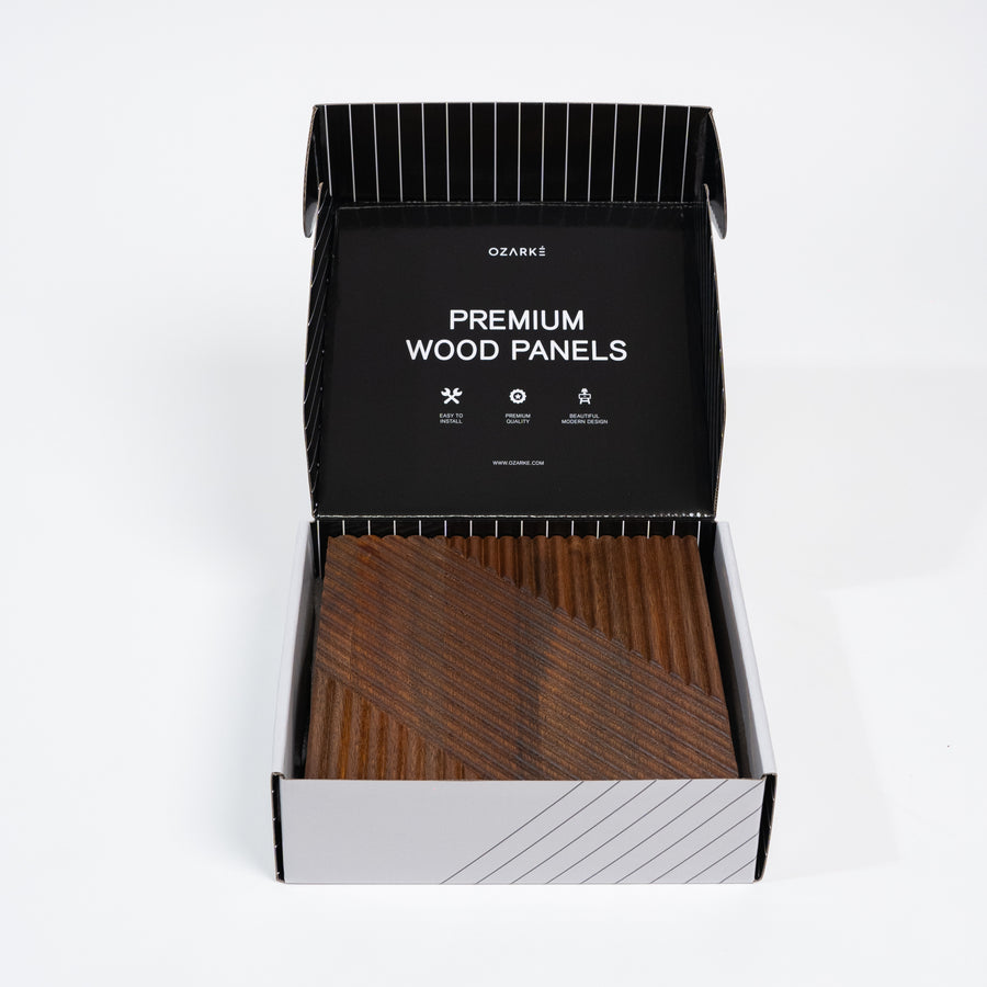 Boîte d'échantillons de panneaux muraux minimalistes modernes (3 pièces)