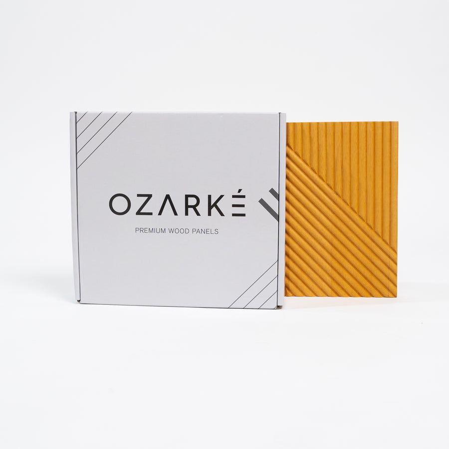 Boîte d'échantillons de panneaux muraux minimalistes modernes (3 pièces)