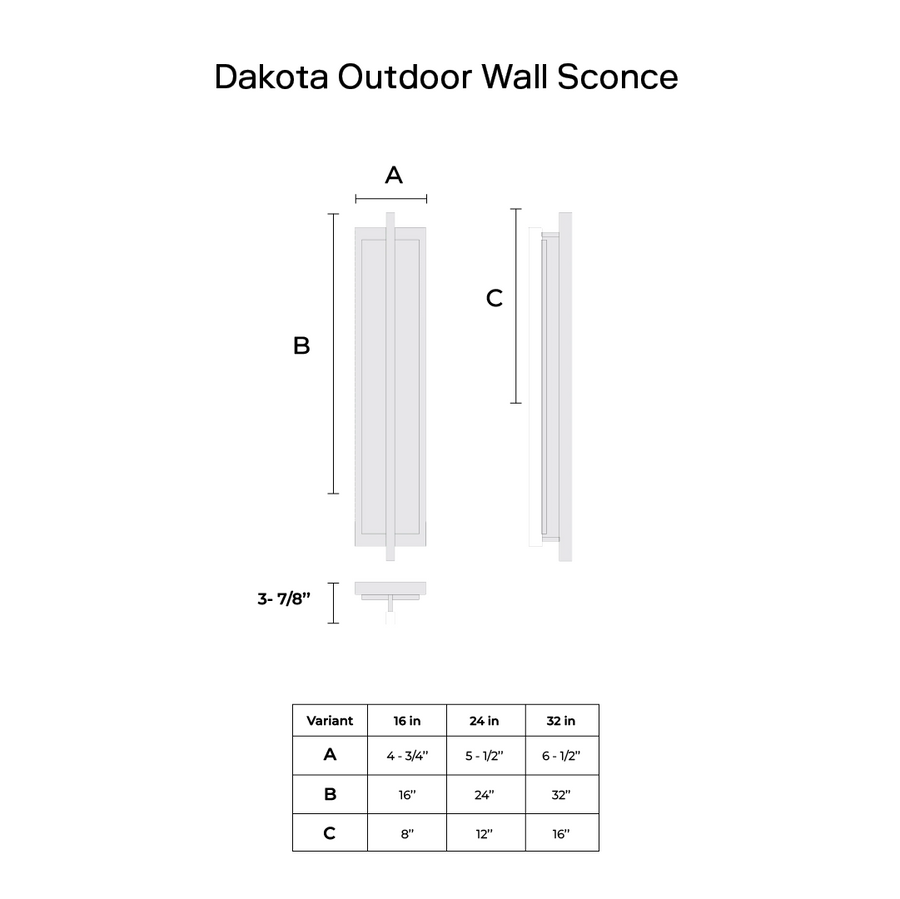 Dakota Outdoor Wall Sconce
