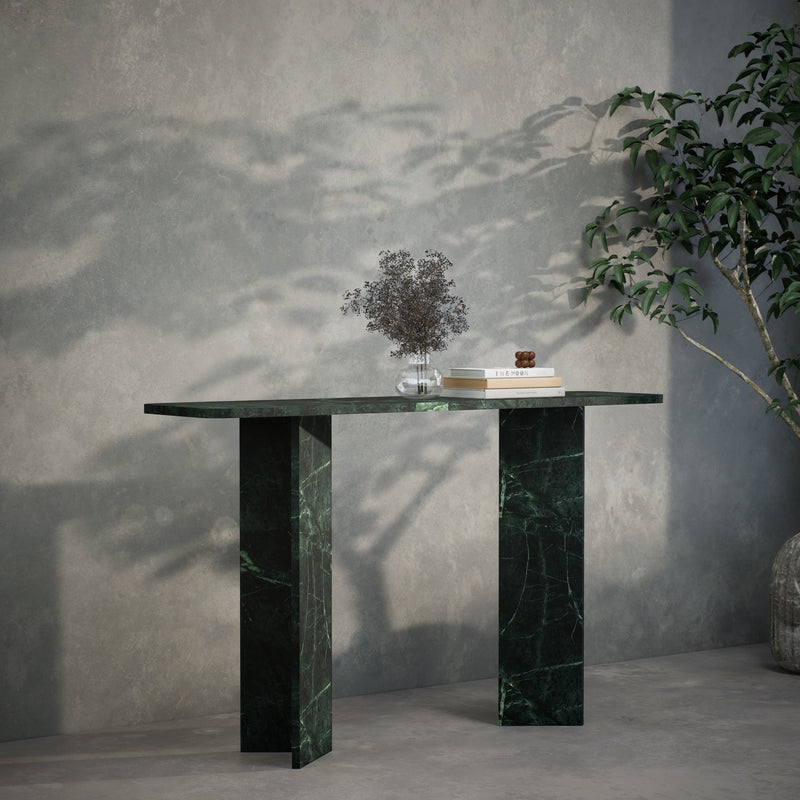 Table console vert indien foncé 