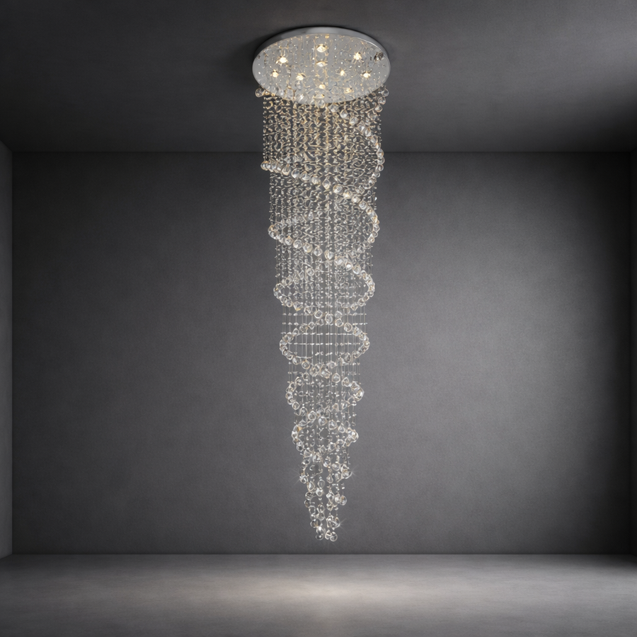 Double Spiral Light Chandelier