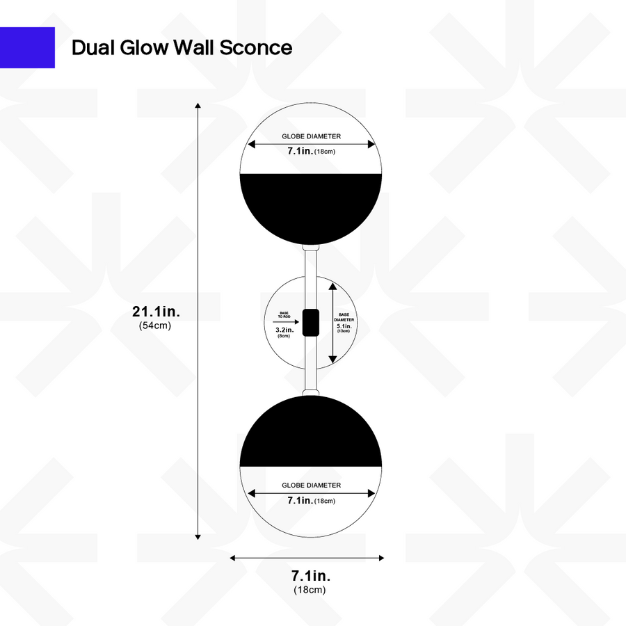 Dual Glow Wall Sconce