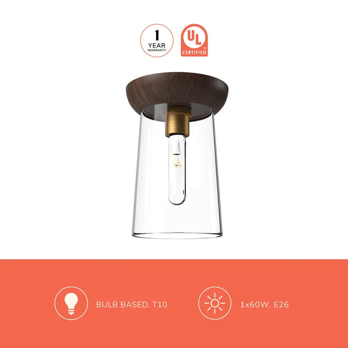 Emil 7-in Flush Mount