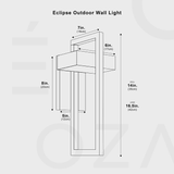 Eclipse Outdoor Wall Light