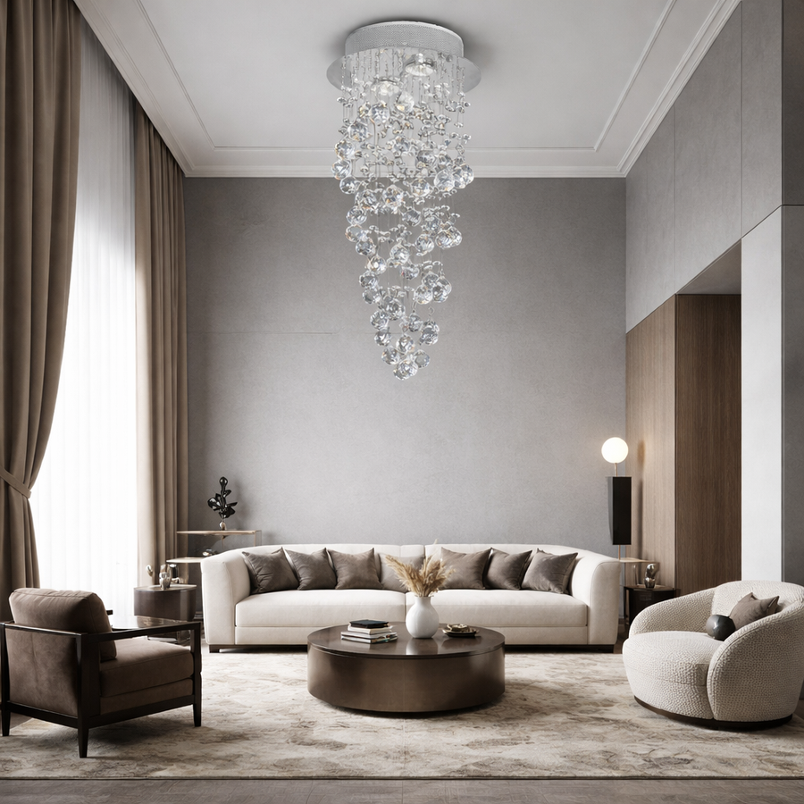 Double Spiral Light Chandelier