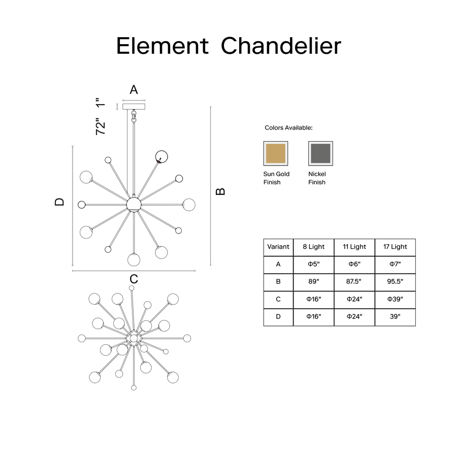 Element Chandelier