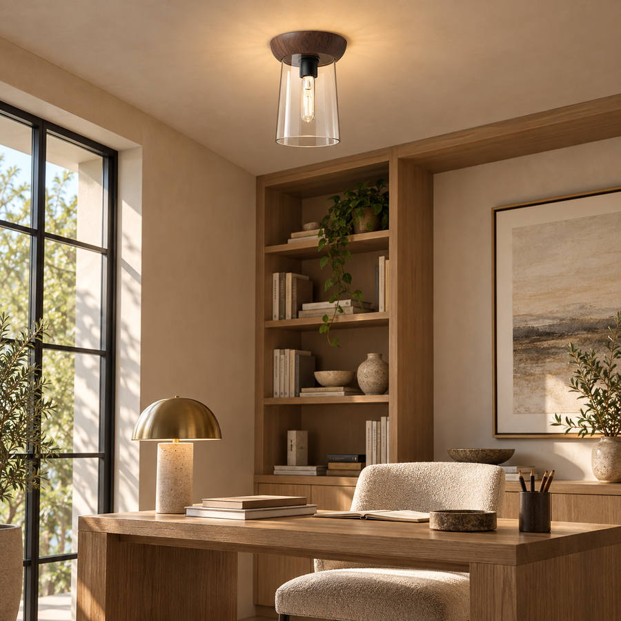 Emil 7-in Flush Mount