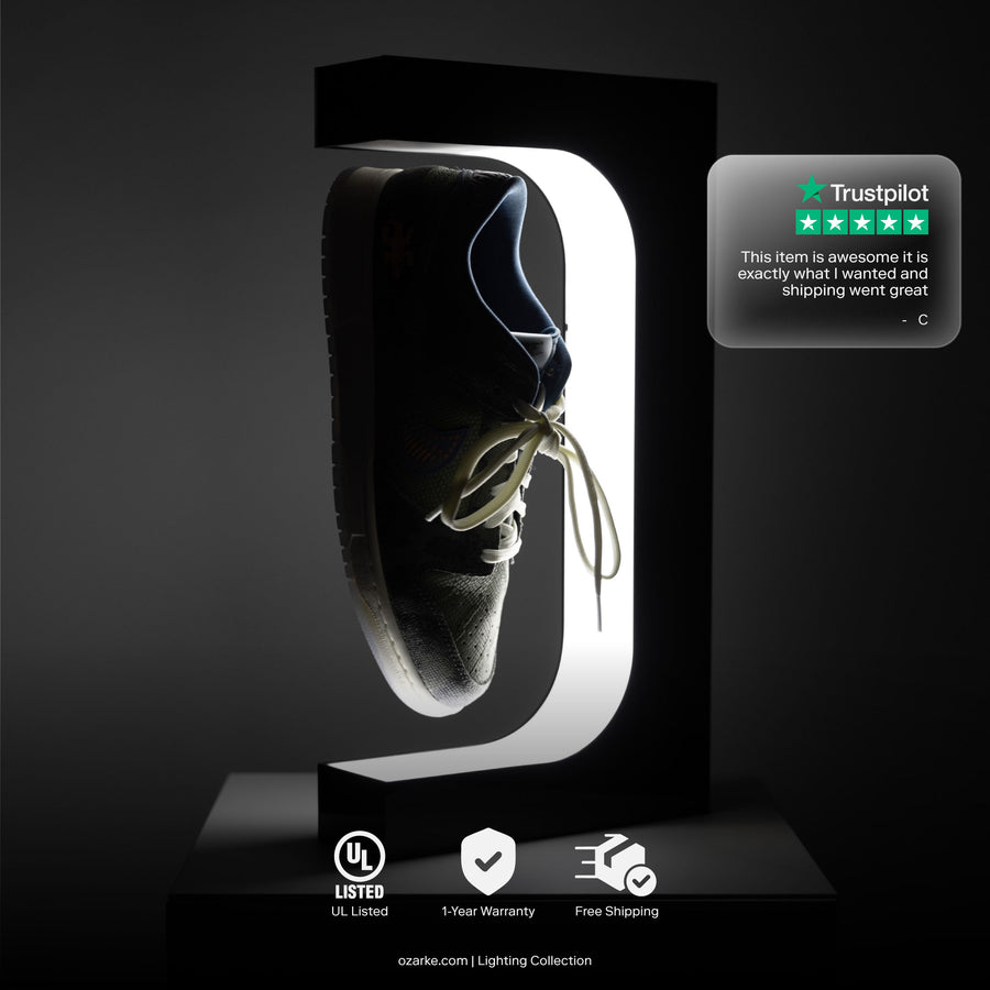 Lampe LED d'affichage de chaussures flottantes