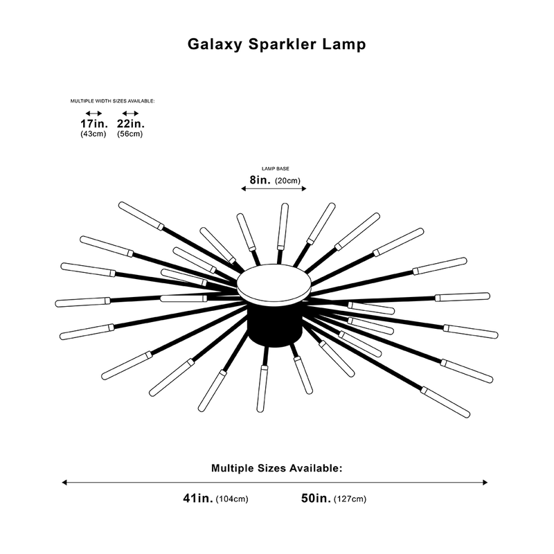 Galaxy Sparkler Chandelier