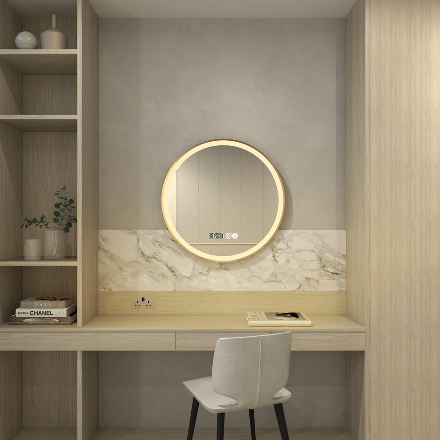 Gold Frame Vanity Mirror