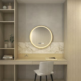 Gold Frame LED Vanity Mirror