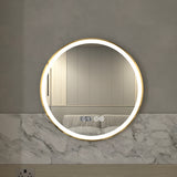 Gold Frame LED Vanity Mirror