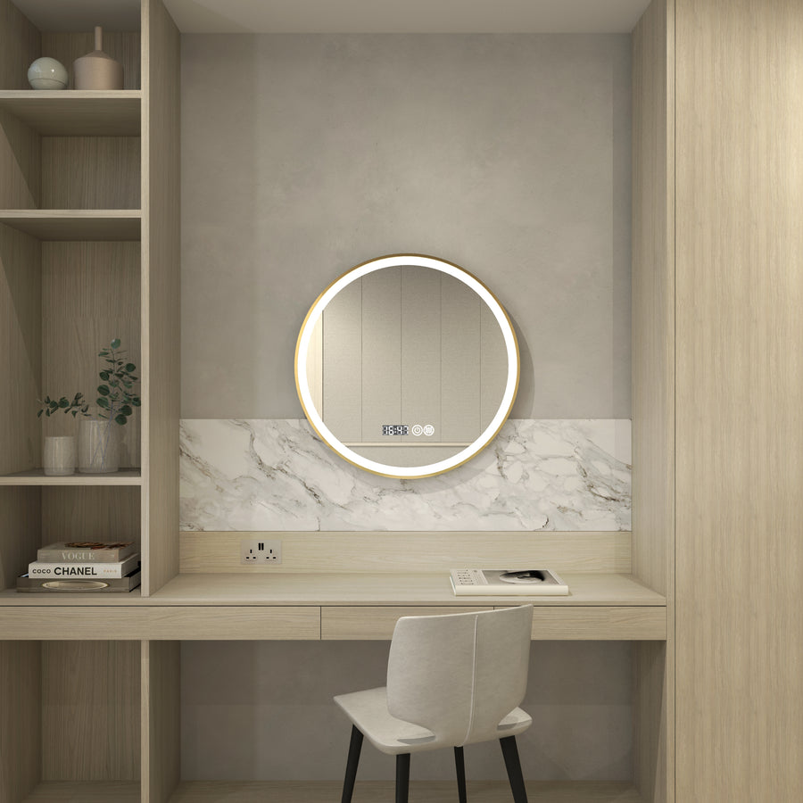 Gold Frame Vanity Mirror