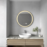 Gold Frame LED Vanity Mirror