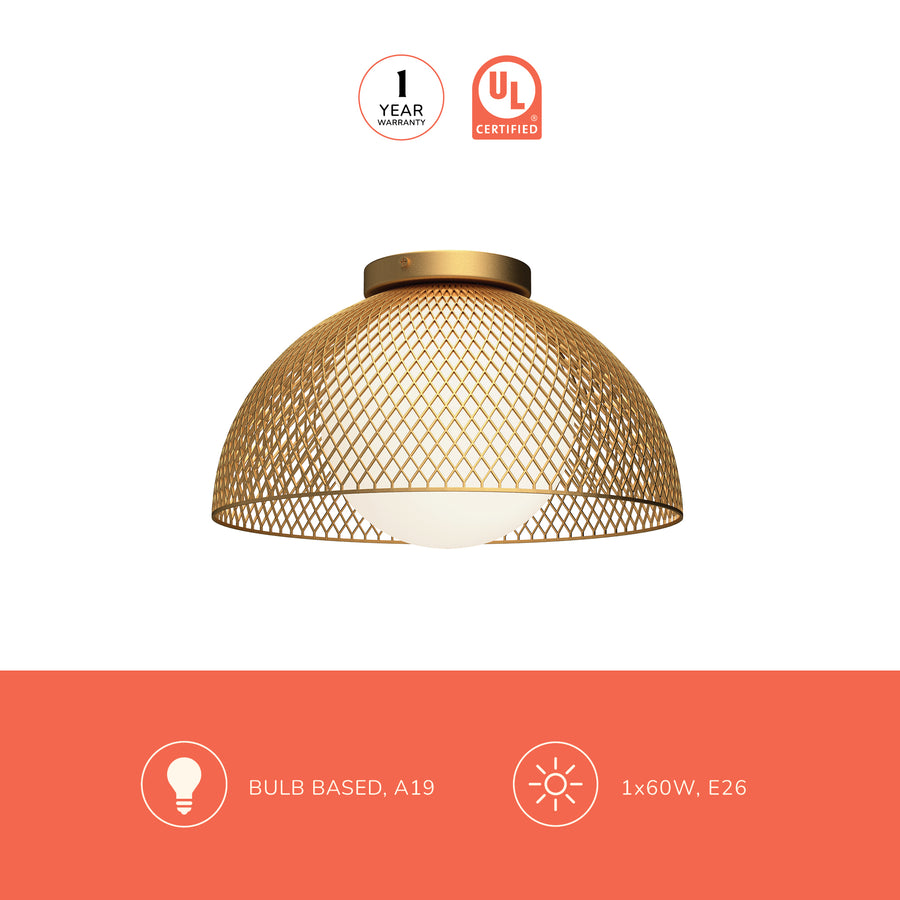 Haven 12-in Flush Mount