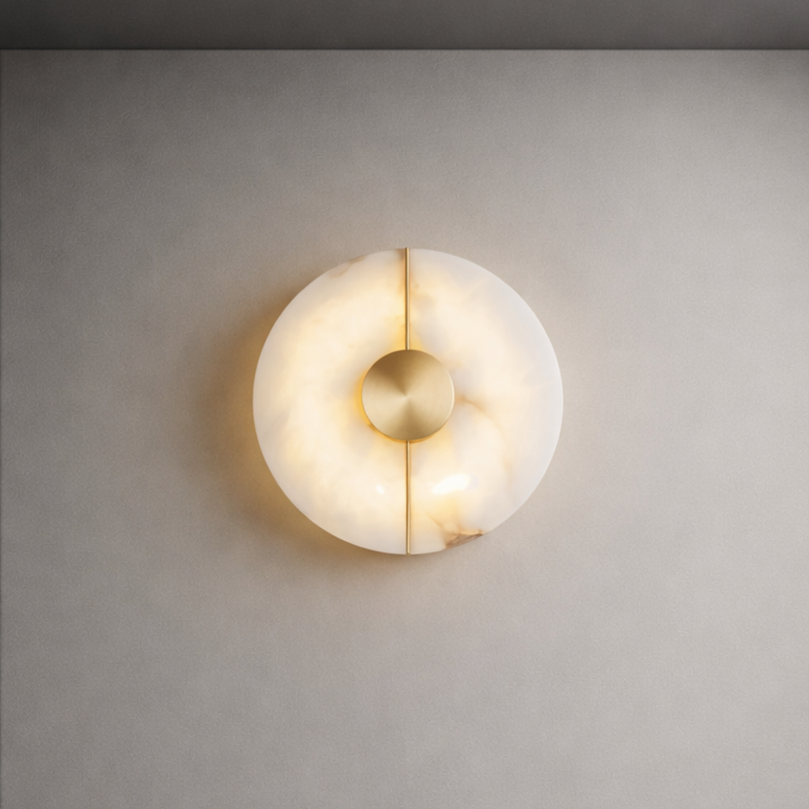 Helios Alabaster Lamp