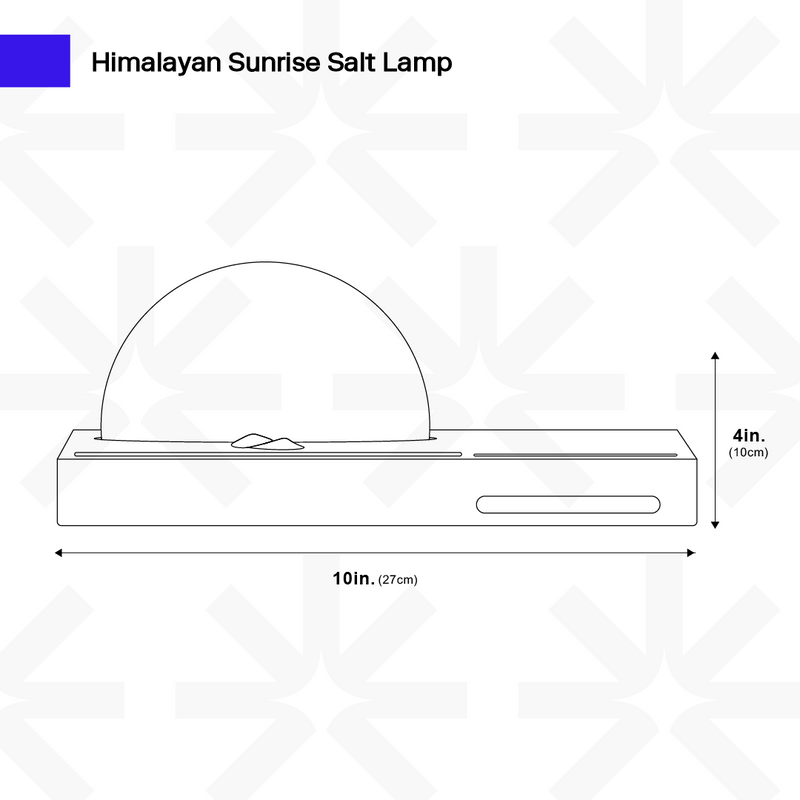 Lampe au sel de l'Himalaya avec chargeur de téléphone sans fil