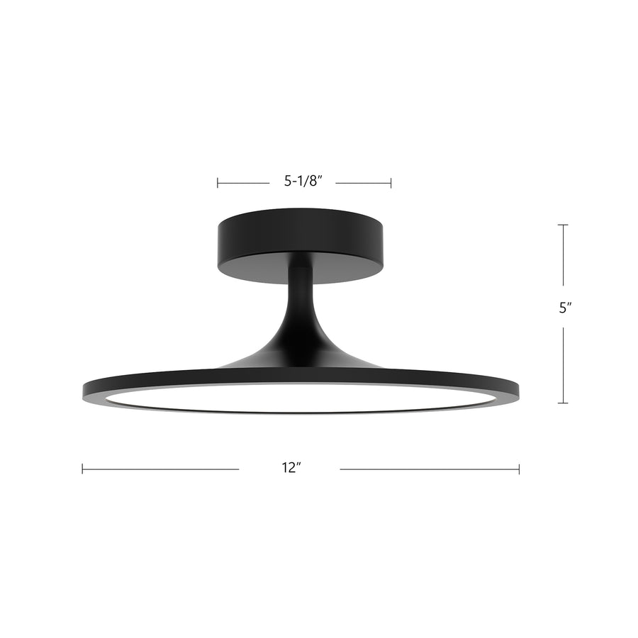 Issa 12-in Flush Mount