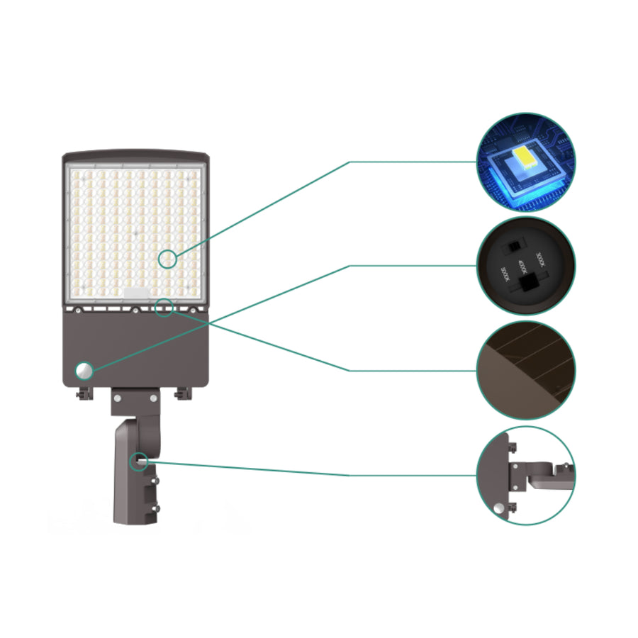 LED Area Lights 170 LM/W