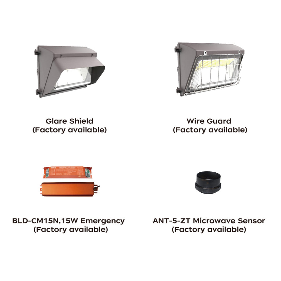 LED Semi-Cut Off Wall Pack