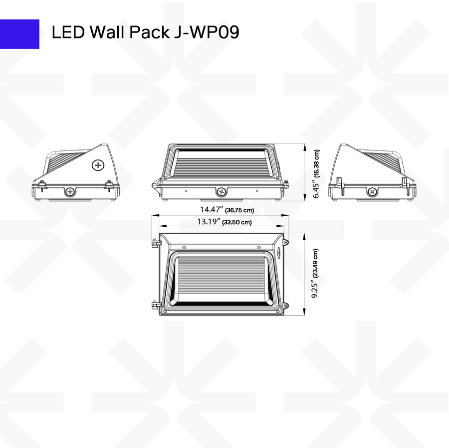 LED Semi-Cut Off Wall Pack