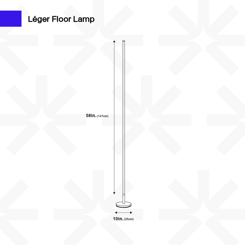 Lampadaire Léger