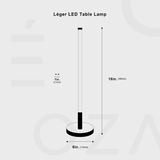 Lampe de table LED Léger
