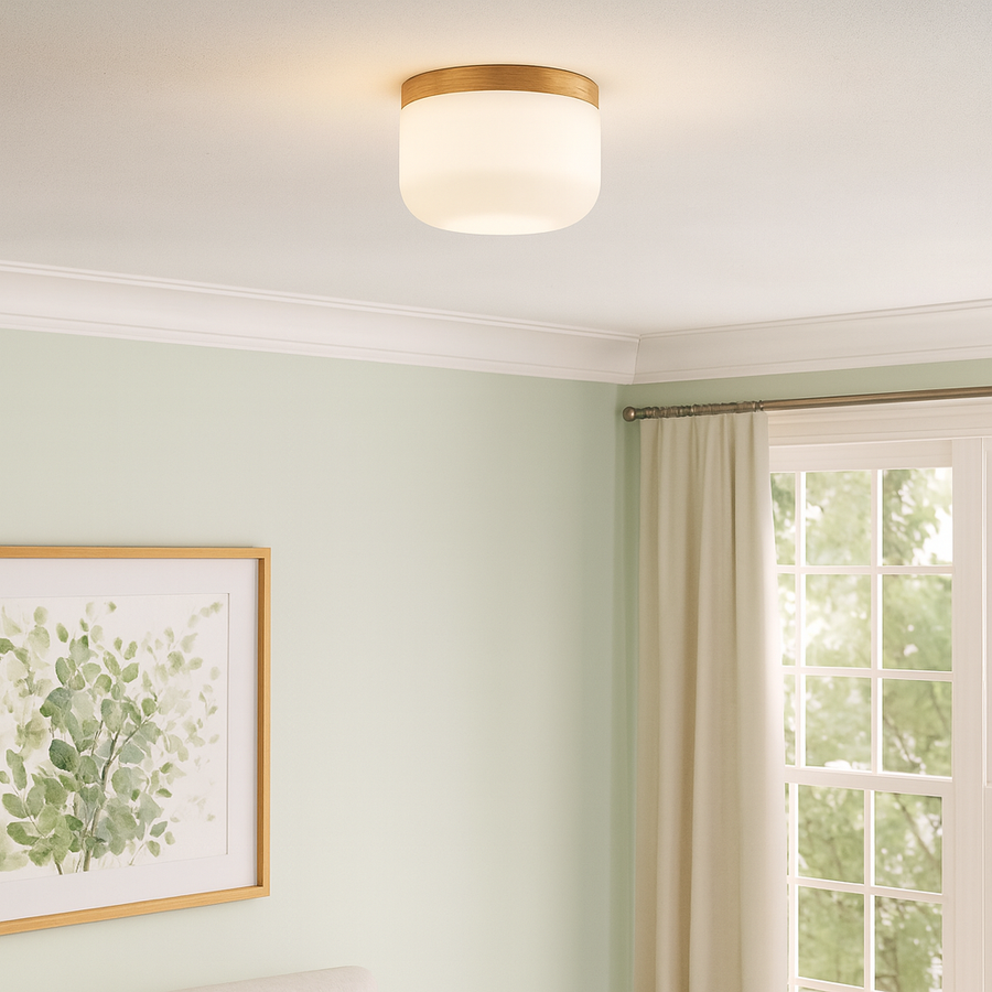 Mel 5-in Flush Mount