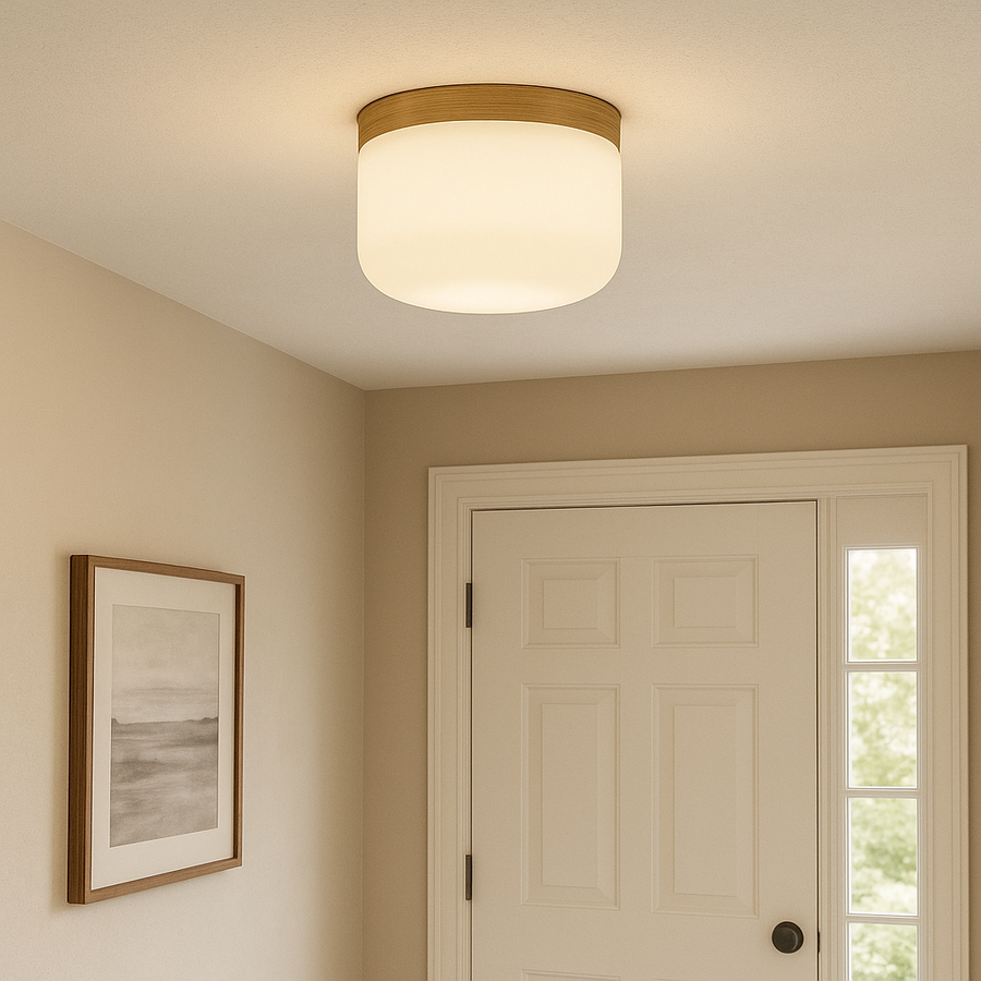 Mel 5-in Flush Mount
