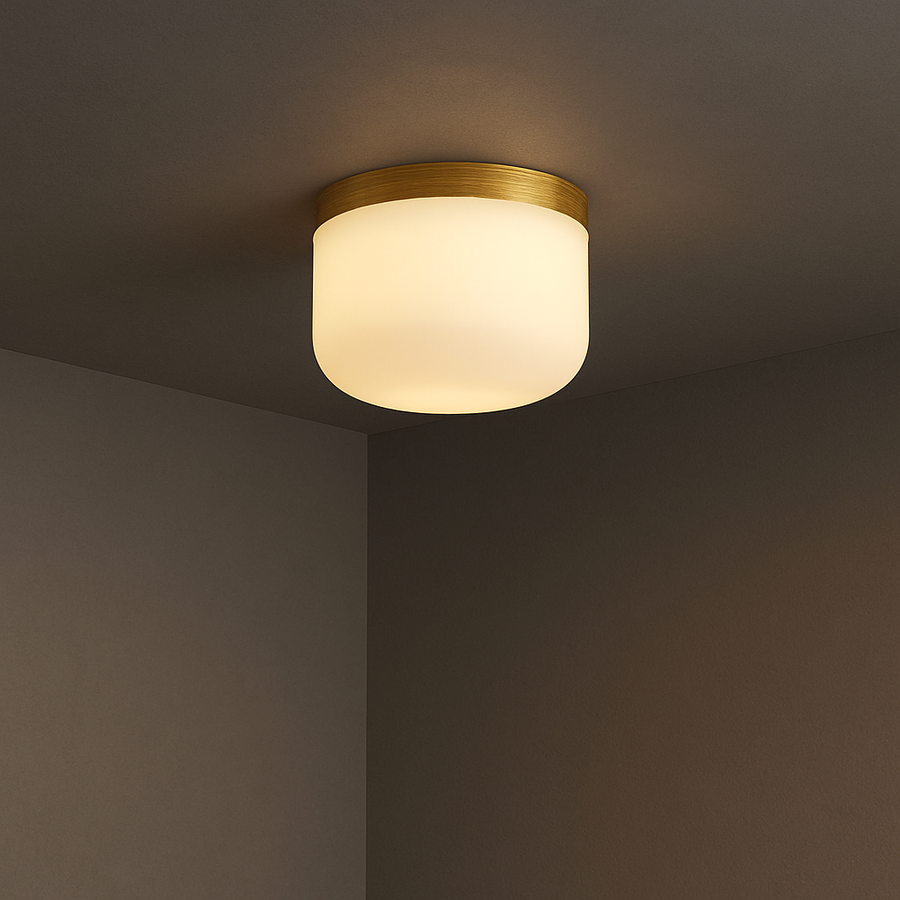 Mel 5-in Flush Mount