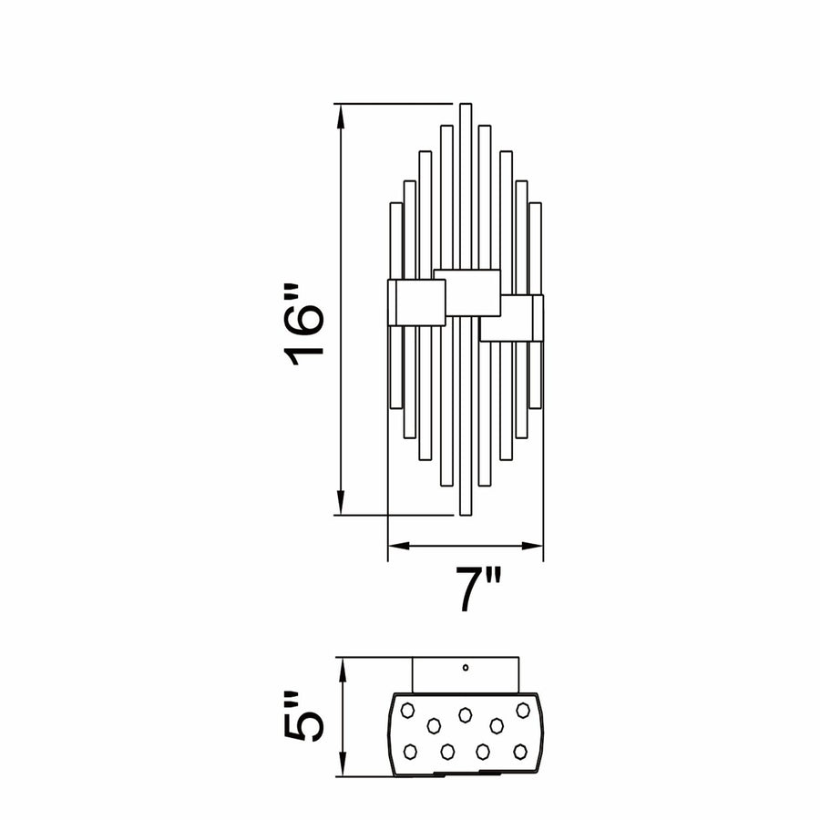 Millipede Wall Sconce